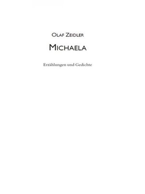 cover image of Michaela. Erzählungen & Gedichte
